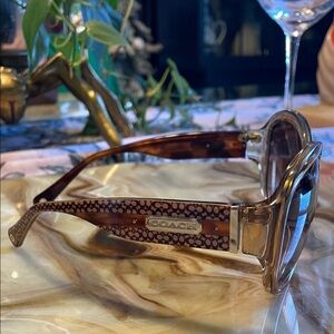 Coach Tortoise Shell Sunglasses